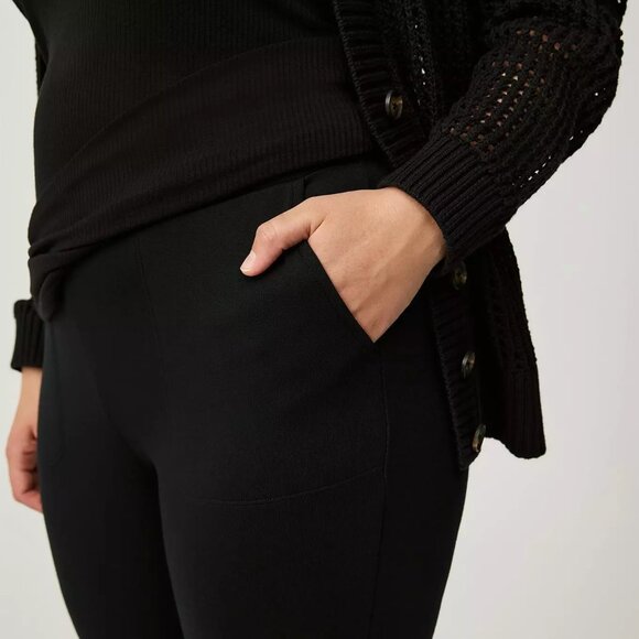 Torrid Fleece Lined Leggings Black Cozy Size 2 - Picture 4 of 4